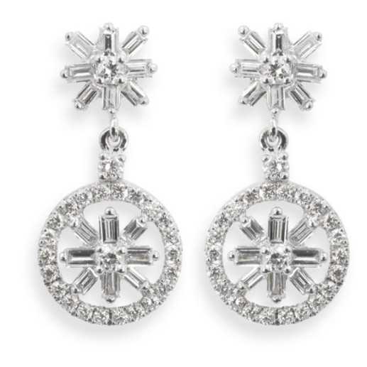 Diamant Ohrringe Diamond Classic - Brautohrringe