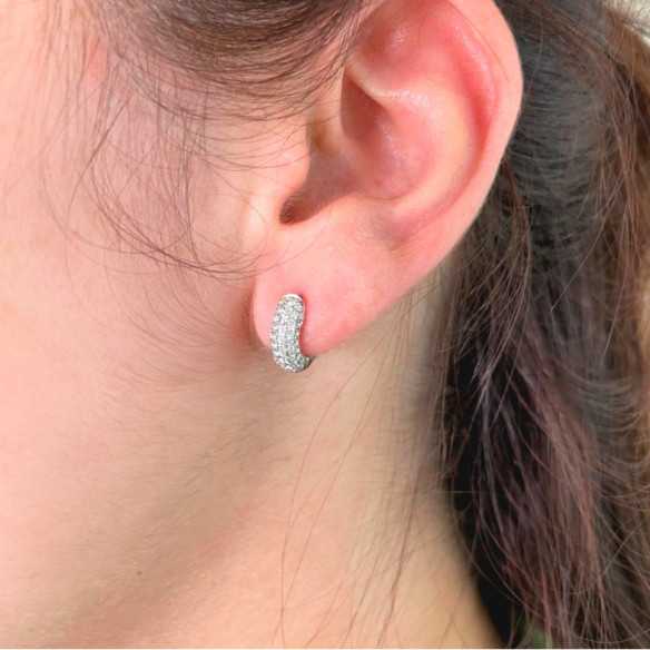 Brincos Aro Diamond Classic - Brincos de noiva