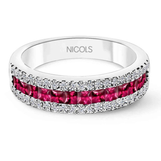 Anel Princesa Loira e Amelia Diamonds 0.30 - Anéis de rubi