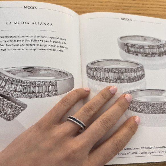 Ring Saphir Alliance Baguette Amelia - Saphiringe