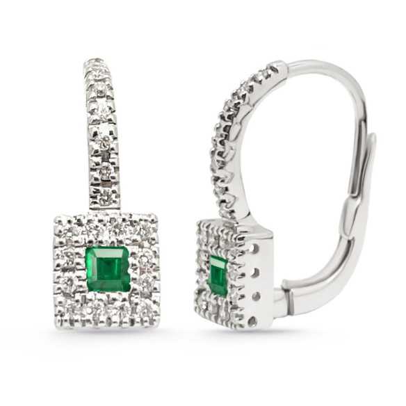 Pendientes Diamond Colour - Pendientes de Esmeraldas