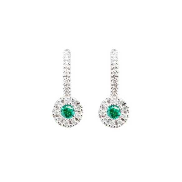 Pendientes Diamond Colour - Pendientes de Esmeraldas