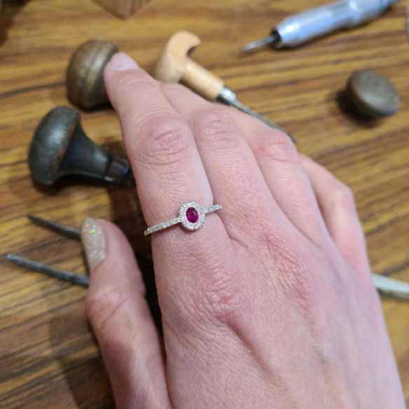 Anillo Diamond Colour - Anillos de Rubí