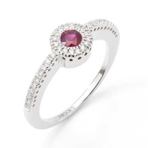 Anel Cor Ruby Love - Anéis de rubi 2