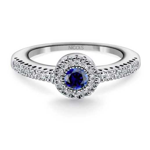 Anillo Zafiro y Diamantes Diamond Colour - Anillos de Zafiro