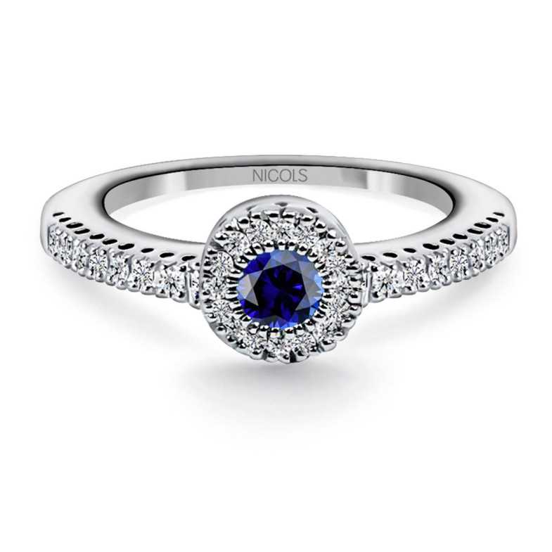 Saphirring und Diamantfarbe - Saphiringe