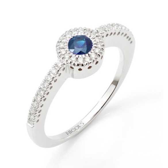 Color Diamond Ring - Sapphire rings