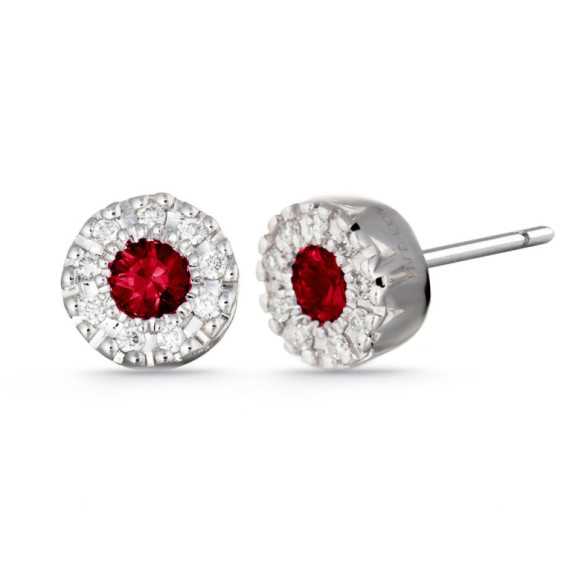 Pendientes Rubi Dormilona Diamond Color - Pendientes de Rubi