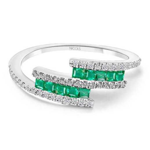 Ringe und Emeralds Amelia 0.33 - Smaragdringe