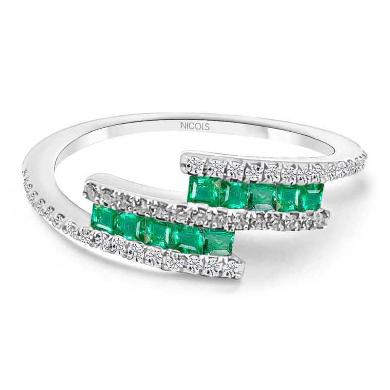 Ringe und Emeralds Amelia 0.33 - Smaragdringe