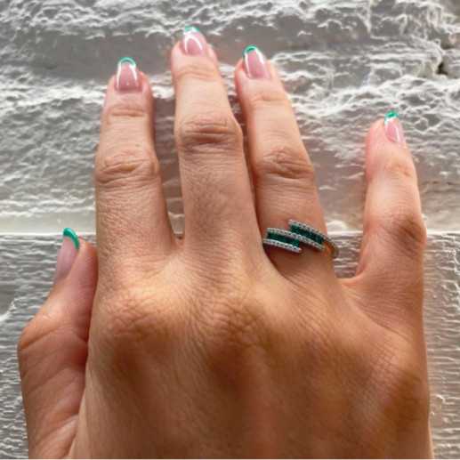 Ringe und Emeralds Amelia 0.33 - Smaragdringe 2