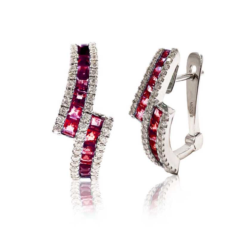 Pendientes Diamond Colour - Pendientes de Rubi