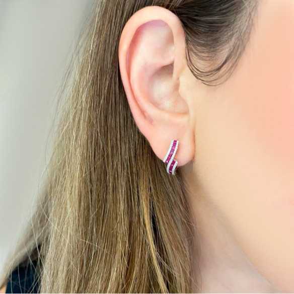 Color Diamond Earrings - Rubi earrings
