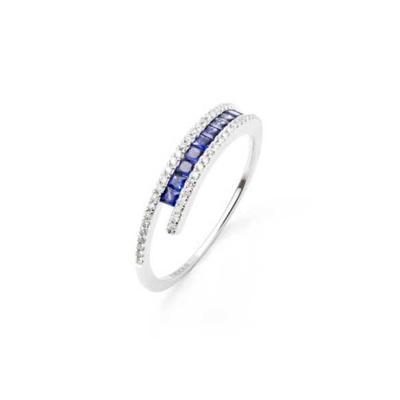 Amelia Diamond Ring 0.35 - Saphiringe