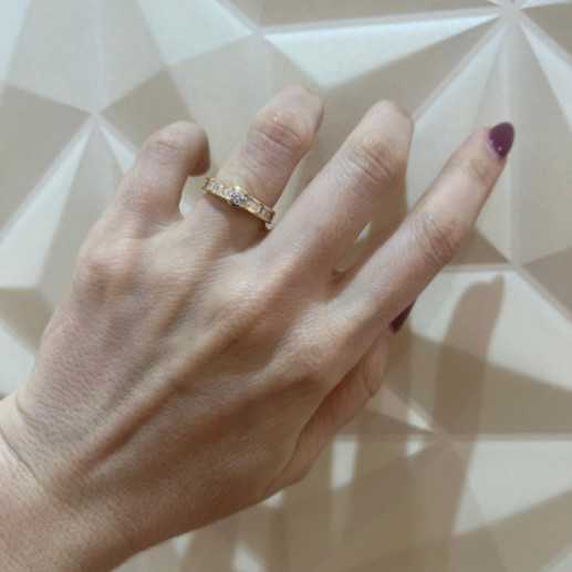 Anillo Diamantes Emily Oro Amarillo 0,50ct - Alianzas de Baguette 2
