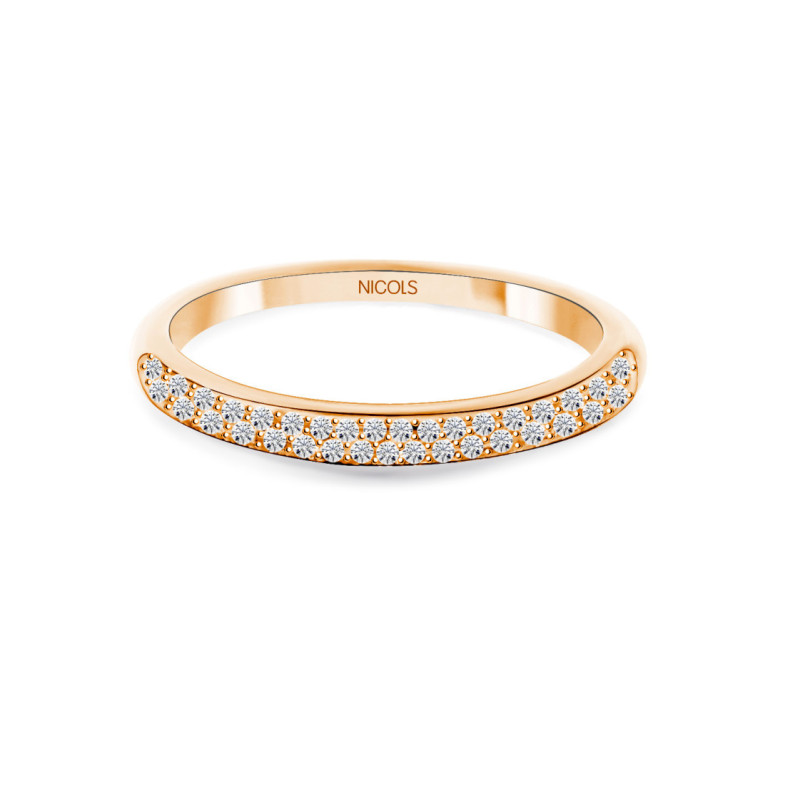 Lilia Diamond Alliance 0,32 Oro rosa - ANELLI