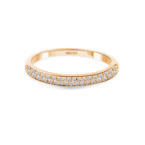 Alliance Diamond Lilia 0.32 Oro Rosa - RINGE