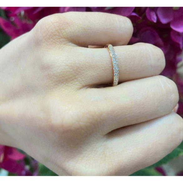 Alliance Diamond Lilia 0.32 Oro Rosa - RINGE