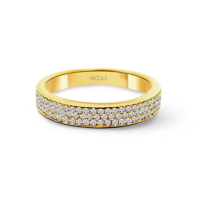 Anillo Diamantes Azalea 0.50 Oro Amarillo - Helle Allianzen
