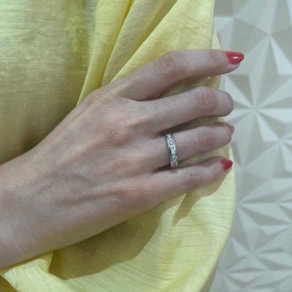 Chloe Diamond Ring 0.45 White Gold - Brilliant Cut Wedding Ring