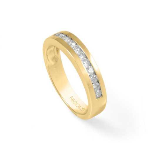 Chloe Diamond Ring 0.45 Yellow Gold - Brilliant Cut Wedding Ring 2