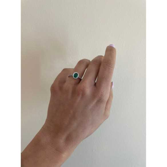 OVAL COLOR Emerald Ring - Emerald rings