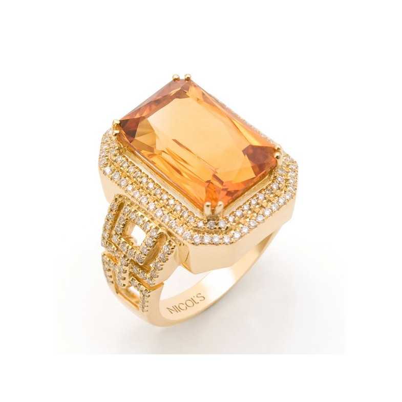 Cocktail Diamant Ring - Ringe andere Edelsteine