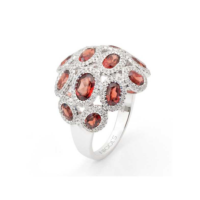 Anillo Granate Galaxy Med - Anillos Otras Piedras Preciosas