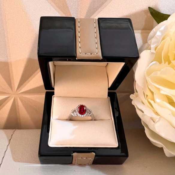 Anillo Rubí Diamond Colour - Anillos de Rubí