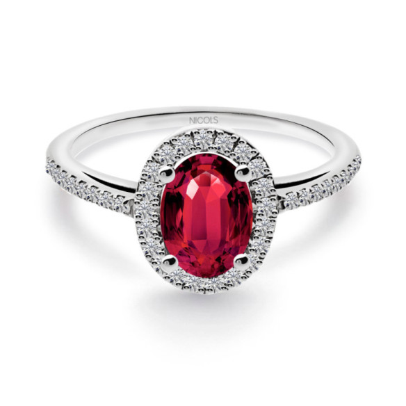 Rubi ring Orla LIA 1.00 - Ruby Rings