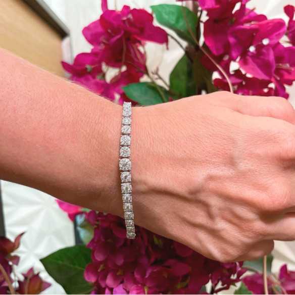 Bracciale Wedding Band Riviere Roseton - Bracciali diamantati