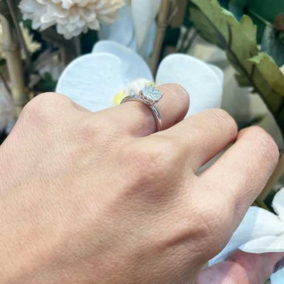 Gardenia Diamante anello 0.48 - Brillante