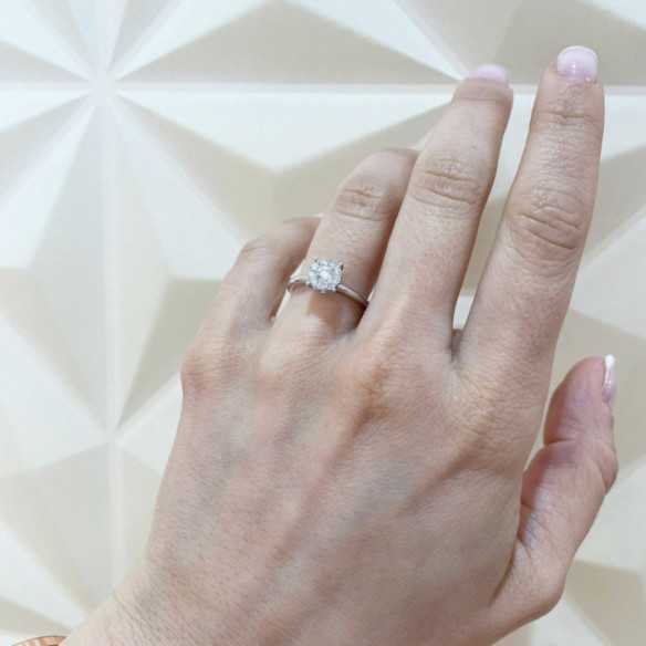 Anillo Diamantes Gardenia 0.48 - Talla Brillante