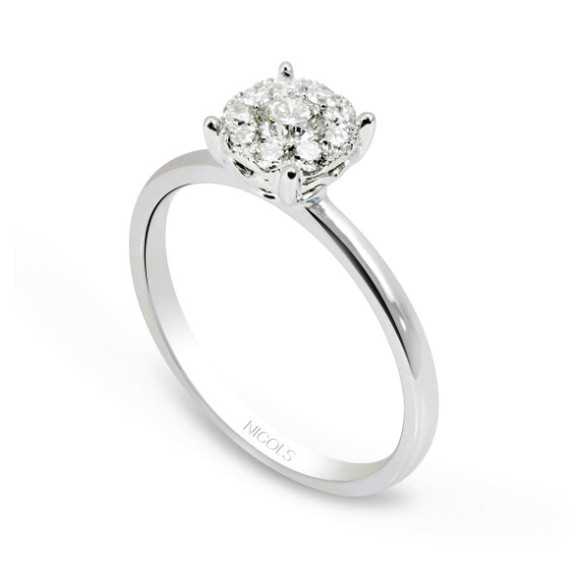 Gardenia Diamond Ring 0.48 - Génial