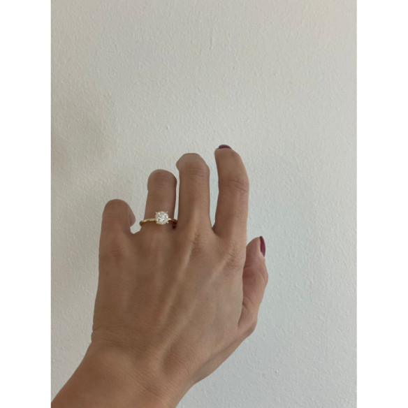 Gardenia Diamond Ring 0.48 - Brilliant Cut