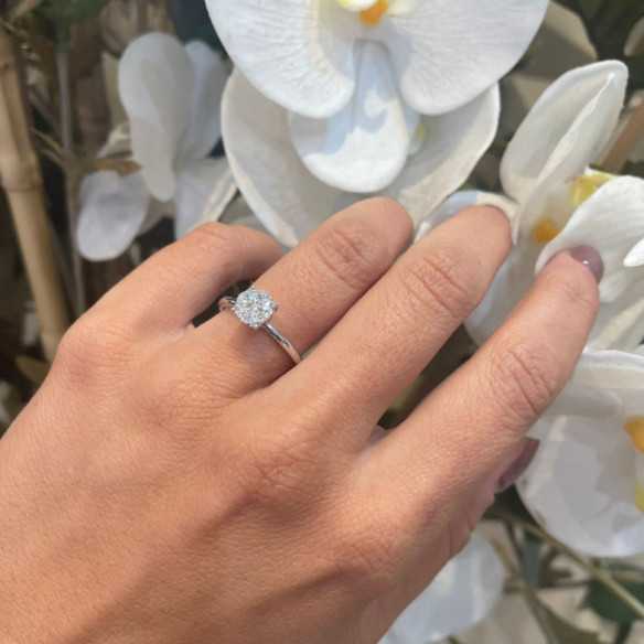 Anillo Diamantes Gardenia 0.52 - ANILLOS