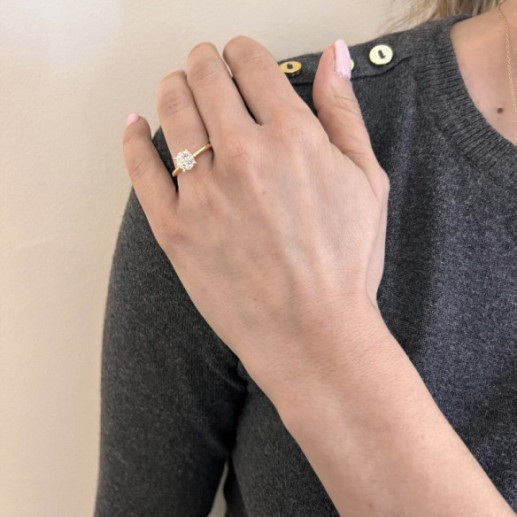 Anillo Diamantes Gardenia 0.52 - Génial 2