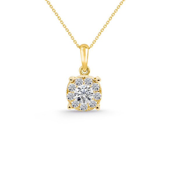 Colgante Diamantes Rosetón Spot - Pendentifs de diamant