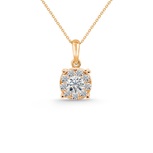 Pingente de diamante roseta spot - Pingentes de diamantes