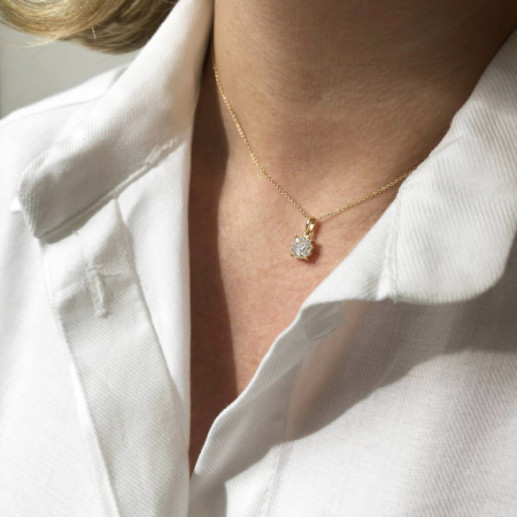 Pingente de diamante roseta spot - Pingentes de diamantes 2