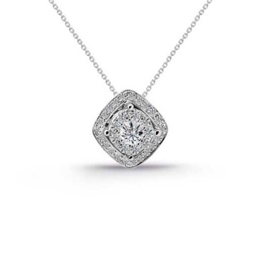 Collar Diamantes Gardenia 0.53 - Colgantes de Diamantes