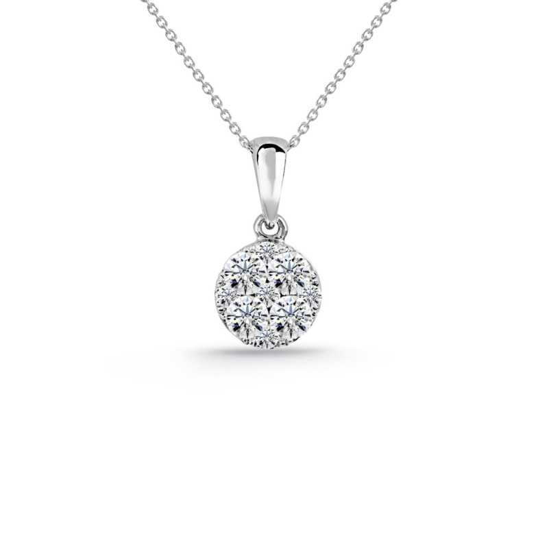 Colgante Diamantes Gardenia 0.48 - Colgantes de Diamantes