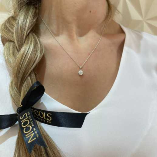Ciondolo Gardenia Diamond 0.48 - Pendenti di diamanti 2