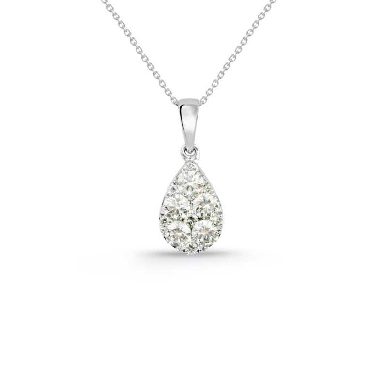 Drop Diamant Anhänger - Diamantanhänger
