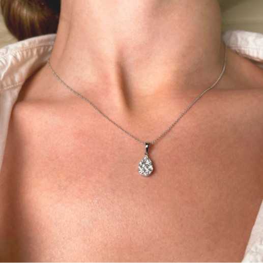 Pingente gota de diamante - Pingentes de diamantes 2