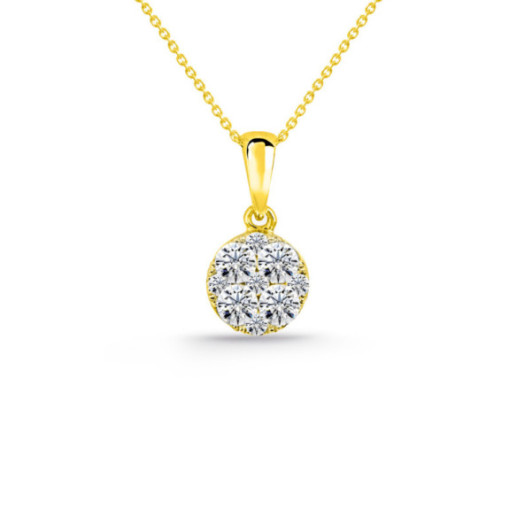 Colgante Diamantes Gardenia 0.48 - Pendentifs de diamant