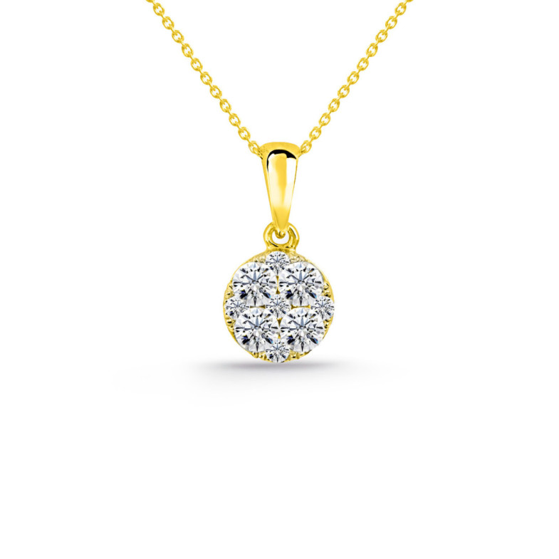 Diamond Pendant GARDENIA 0.48 - Diamond pendants