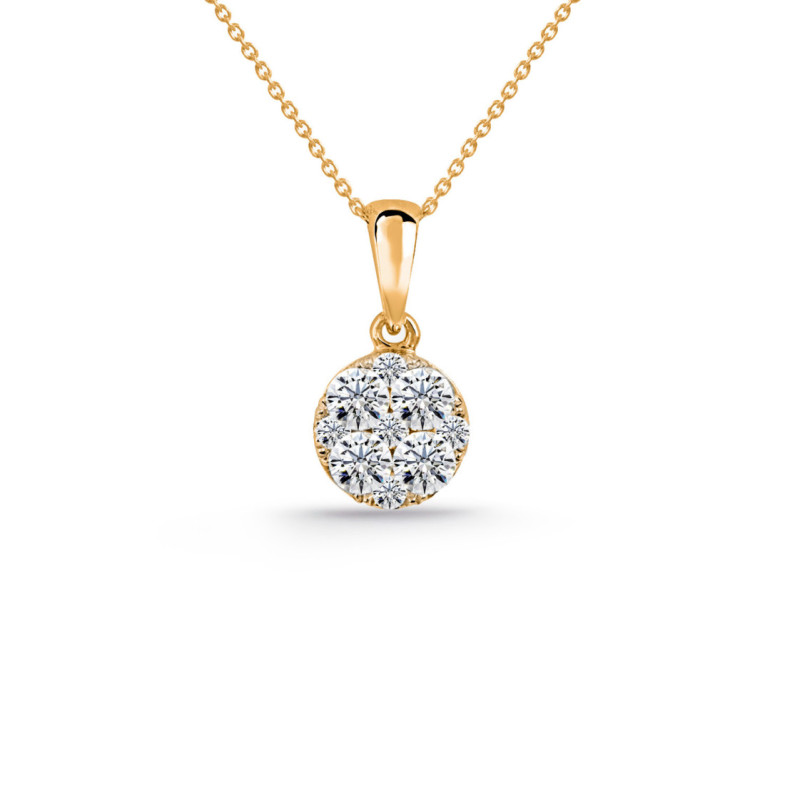 Diamond Pendant GARDENIA 0.48 - Diamond pendants