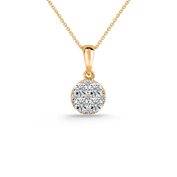 Diamond Pendant GARDENIA 0.48 - Diamond pendants