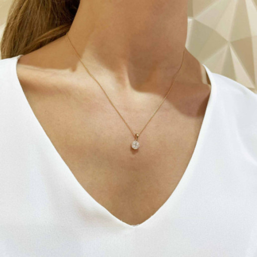 Gardenia Diamant Anhänger 0.48 - Diamantanhänger 2